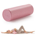 Sunny Health & Fitness 24" Pink High-Density Yoga Foam Roller - color: Pink, size: 24-Inch