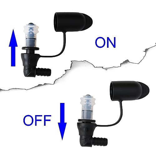 Hydration Bladder Bite Valve Replacement Mouthpiece Fit for Any Water Backpack and Most Brands, with Manual Switch Valve - color: 2 Pack 90 degree black