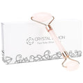 Rose Quartz Face Roller for Face and Neck, Dual-End Cooling Massage Tool