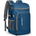 Capolo Cooler Backpack Insulated Leak Proof for Women Men Soft Cooler Bag - color: Leather Blue, size: 36 Cans