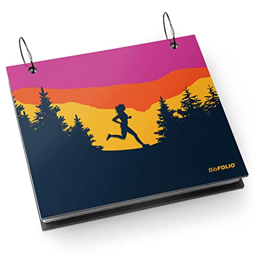 Gone For a Run BibFOLIO Race Bib Album - Happy Hour - 9.5x8 - color: Happy Hour