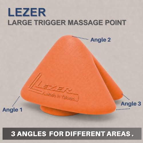 Large Trigger Massage Point, 3-Angle Deep Tissue, Suction Design, Orange - style: 04 - Large Trigger Orange