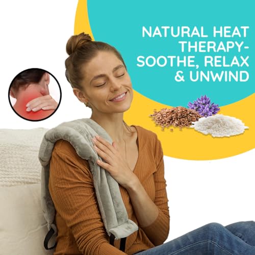 HPS Versa XL Lavendar Heating Pad for Neck and Shoulders Moist Heat Wrap - style: XL Versatile Buddy with Lavender Aroma