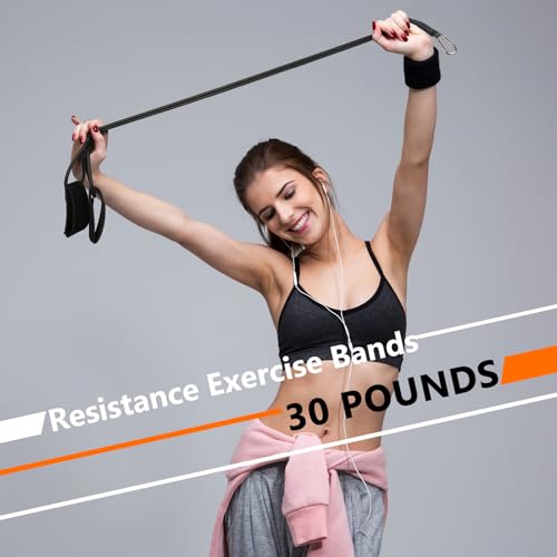 Zomiboo Baseball Bands Sports Resistance Exercise Bands - color: Black, style: 30 Lbs