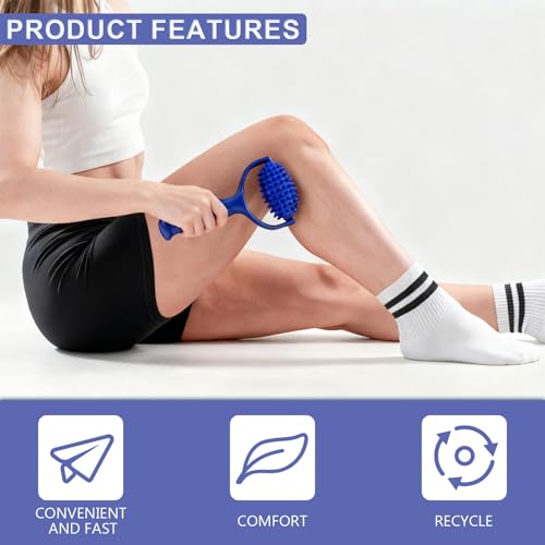 Massage Balls Roller with Handle,Self-Massage Tool for Muscle Relief