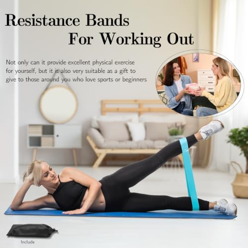Resistance Bands for Working Out, 5 Levels Elastic Exercise Bands - color: Blue