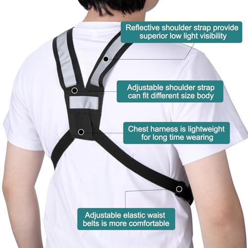 Radio Chest Harness Chest Front Pack Pouch Holster Vest Rig for Two Way Radio Walkie Talkie(Rescue Essentials) - color: Green