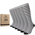 Diamond Star 6 Pairs Compression Socks for Men & Women, Knee High Socks - color: 6 Pairs (Silver/Black)