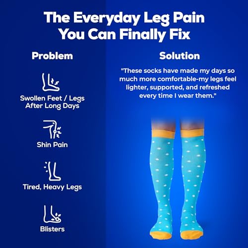 SB SOX 3-Pair Compression Socks (15-20mmHg) - color: 10 – Multi-color, size: S/M