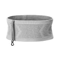 Adorila Slim Running Belt, Hidden Fanny Pack for Men Women, Travel Running Waist Pack for Money and Passport (Grey, Small)
