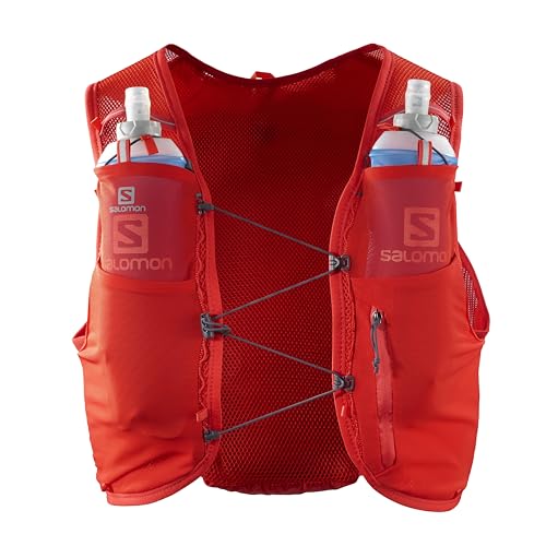 Salomon ADV HYDRA VEST 8 Running Hydration Pack - color: Fiery Red, size: X-Small