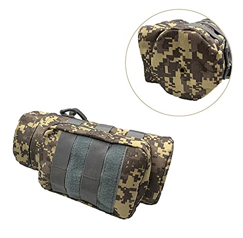 Tactical Molle Water Bottle Holder Pouch Hydration Carrier Bag Tactical EDC Water Bottle Carrier with Detachable Shoulder Strap for Hiking Camping Outdoor Sport Travel - color: ACU