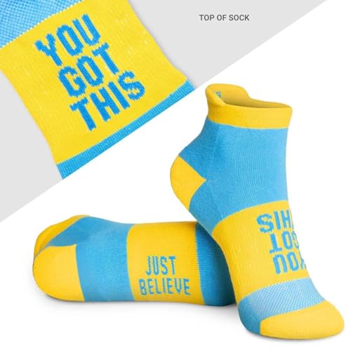 Gone For a Run Motivational Ankle Running Socks - Affirmation Runners Gifts - color: You Got This