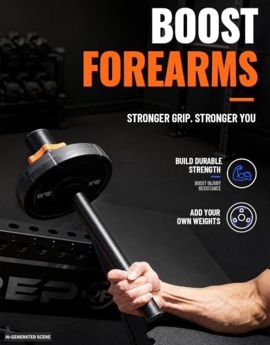 Fitarc Forearm Wrist Strengthener Grip Strength Trainer - color: 2" Side Flex Wrist Bar