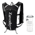 Zavothy Hydration Vest Pack with 1.5L Water Bladder, Lightweight 6L Hydration Backpack for Running, Hiking & Cycling, Breathable Reflective Hydration Vest for Men & Women - color: Black