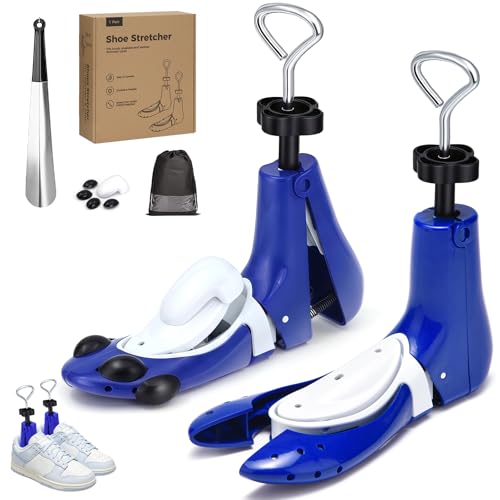 2 Piece Shoe Stretcher Boot Stretcher for Men & Women, 3-Way Shoe Widener - color: Blue, size: Men 6.5-8.5,Women 8-10
