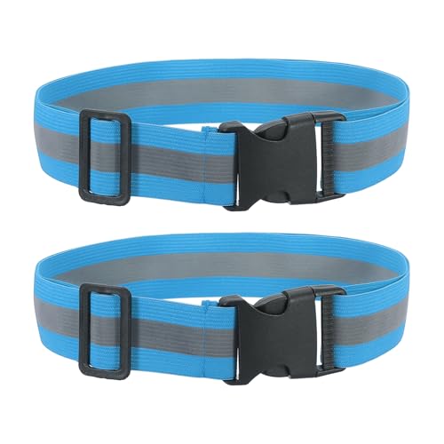 Reflective Safety Belt Adjustable - color: Light Blue