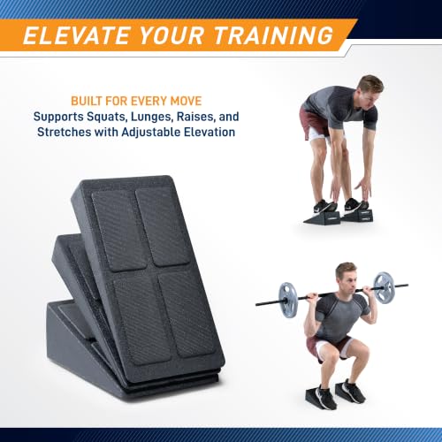 Marcy Squat Wedge Set - Convertible Slant Board with Storage Bag ACC-2573
