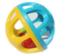 Baby Rattle Balls, Easy Grasp Sensory Toys for 3-6 Months - color: Blue Yellow Rattle