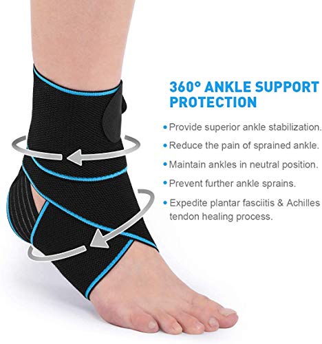 Candy Li Ankle Support,Adjustable Ankle Brace Breathable Nylon Material Super Elastic and Comfortable,1 Size Fits all,Suitable for Sports (Green1)