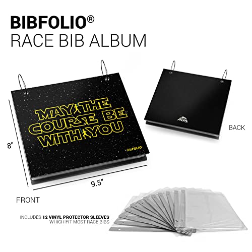 Gone For a Run BibFOLIO Race Bib Album - May The Course Be With You - 9.5x8 - color: May The Course Be With You