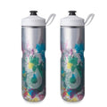 HydraPak Polar Sport Insulated Water Bottle 2-Pack (24oz, Splash Multi) - color: Splash Multi, style: 24oz/700ml (2-Pack)