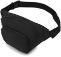 Reebok Belt Bag Fanny Pack for Women & Men, Adjustable Crossbody - color: Kat Black