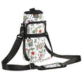 Nuovoware Water Bottle Carrier Bag, 25oz/32oz, Hibiscus White - color: Hibiscus White, size: 25-32 Ounces - Standard
