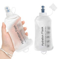 GUYI GYGYL Soft Flask Collapsible Water Bottle for Sports, 250ml White 2pcs - color: 2Pcs 250ml White