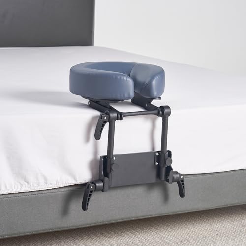 Master Massage Home Use Sleeping Mattress Top Massage Kit-Adjustable Headrest Face Pillow Cradle & Face Cushion Support Bracket, Head Face Rest Support- Eye Surgery Recovery - Cream - color: Cream