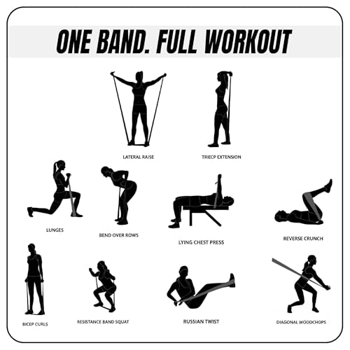 11-Loop Fabric Stretching Resistance Band - color: Black Single Band 15-45 Lbs