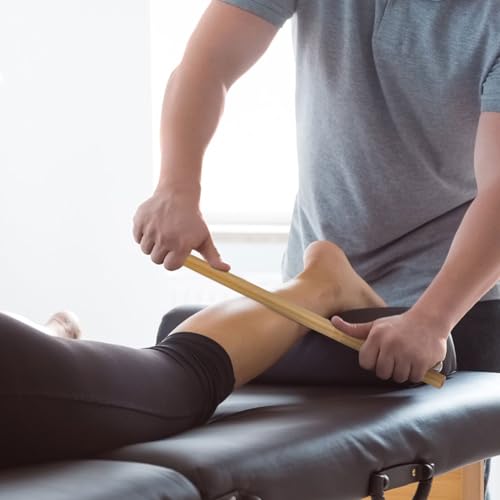 LALAFINA Bamboo Massage Stick, Long Body Roller for Muscle Massage, 1pc