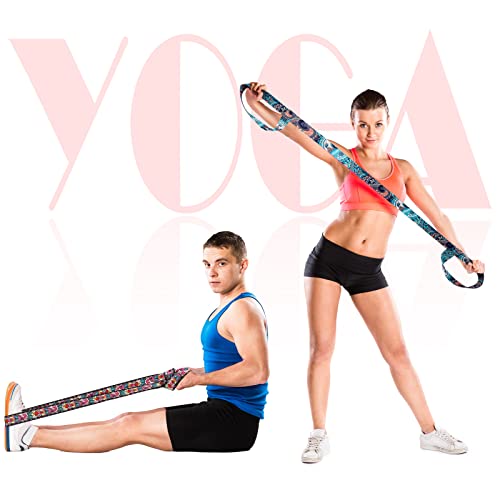 Minatee 2 Pcs Yoga Mat Straps, Adjustable Thick Sling Shoulder Carrier