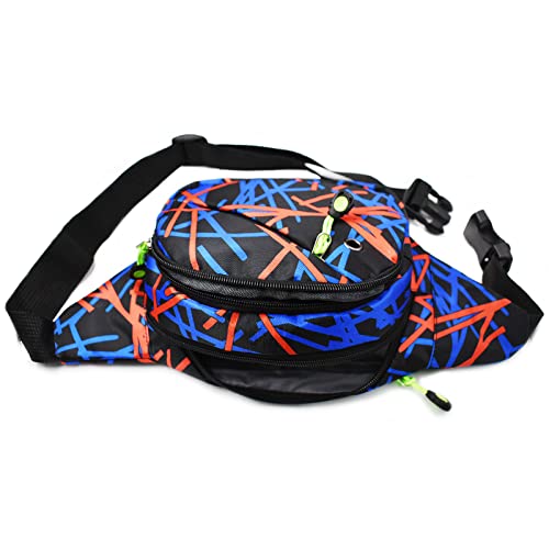 Fanny Pack Fashion Waist Chest Bag Adjustable Belt Chest Shoulder Pack Casual Bag Bum Bags Hip Pouch for Women Men Running Hiking Fitness Cycling Beach Travel Concert Festival (2 pack pink + black) - color: 2 pack pink + black