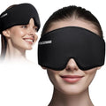 Cooling Gel Eye Mask for Puffy Eyes & Eye Bags, Cold Compress - color: Black