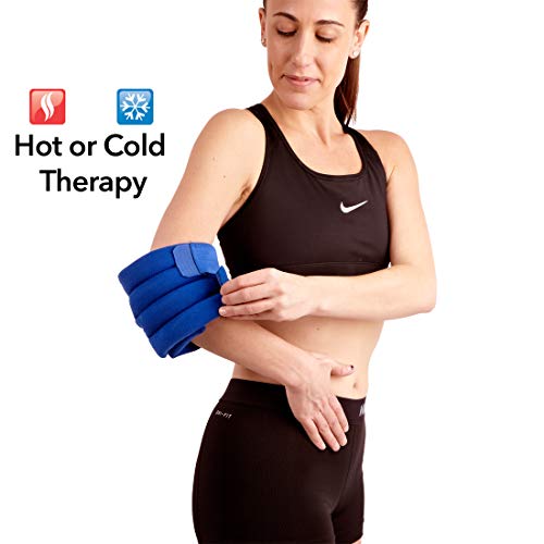 Bed Buddy Joint Wrap - Hot & Cold Therapy for Muscle Pain Relief and Joint Pain Relief - Large Heating Pad for Knee, Wrist, Elbow, Ankle, Arm or Leg, (Pack of 2)