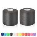 Pre Wrap Athletic Tape 2 Pack, 2.76 Inch x 30 Yards Foam Underwrap, Black - color: Black