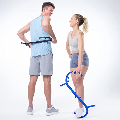 Body Back Buddy Elite Back Massager & Neck Massager for Pain Relief, Black - color: Black, size: Elite Bundle