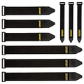LuBanSir Cinch Straps, Assorted 9 Pack (9“/12”/18“) for Organization - size: 9"/12"/18" - Assorted 9 Pack