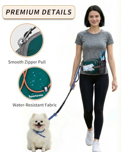 sportsnew Waist Pack with Water Bottle Holder, Fanny Pack for Men Women - color: Dark Green
