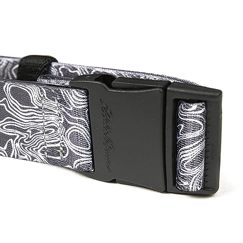Eddie Bauer Trail Belt Active Stretch Webbing with Quick Release Buckle - color: Topographic