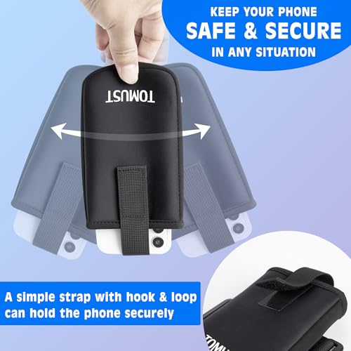 Phone Armband with Three Strap, Adjustable Running Arm Band