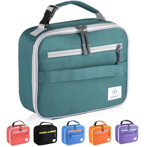 Genteen Kids Insulated Lunch Box for Boys Girls,Back to School,Office - color: C-1pk Green