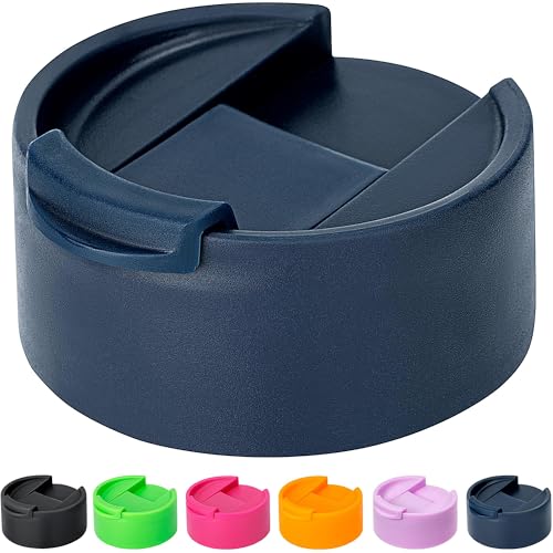 Flip Lid for Hydro Flask Wide Mouth 12 16 18 20 32 40 64oz Bottles - color: Dark Blue