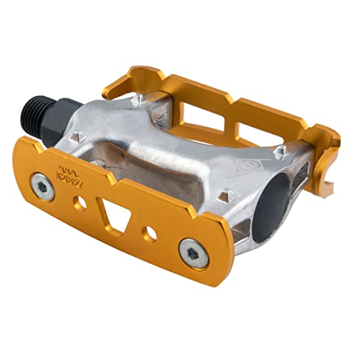 Origin8 Pro Track Light Pedals - color: Annodized Gold