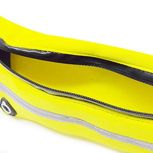 allydrew Adjustable Neoprene Running Belt, Waterproof Fanny Pack, Workout Pouch for Running Jogging Hiking, Yellow - color: Yellow