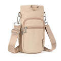Rueesh Water Bottle Holder Bag with Adjustable Strap - color: Camel