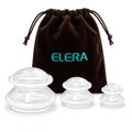 ELERA Silicone Cupping Set for Massage, 3 Cups (L M S) - style: 3 Cups (L M S size)
