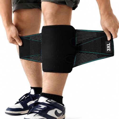 King Mills 3XL Compression Calf Sleeves, Plus Size Men & Women, Black, 1pk - color: Black