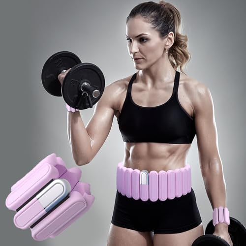 BBK Adjustable Weighted Belt For Women and Men - color: Pink, size: 5lb
